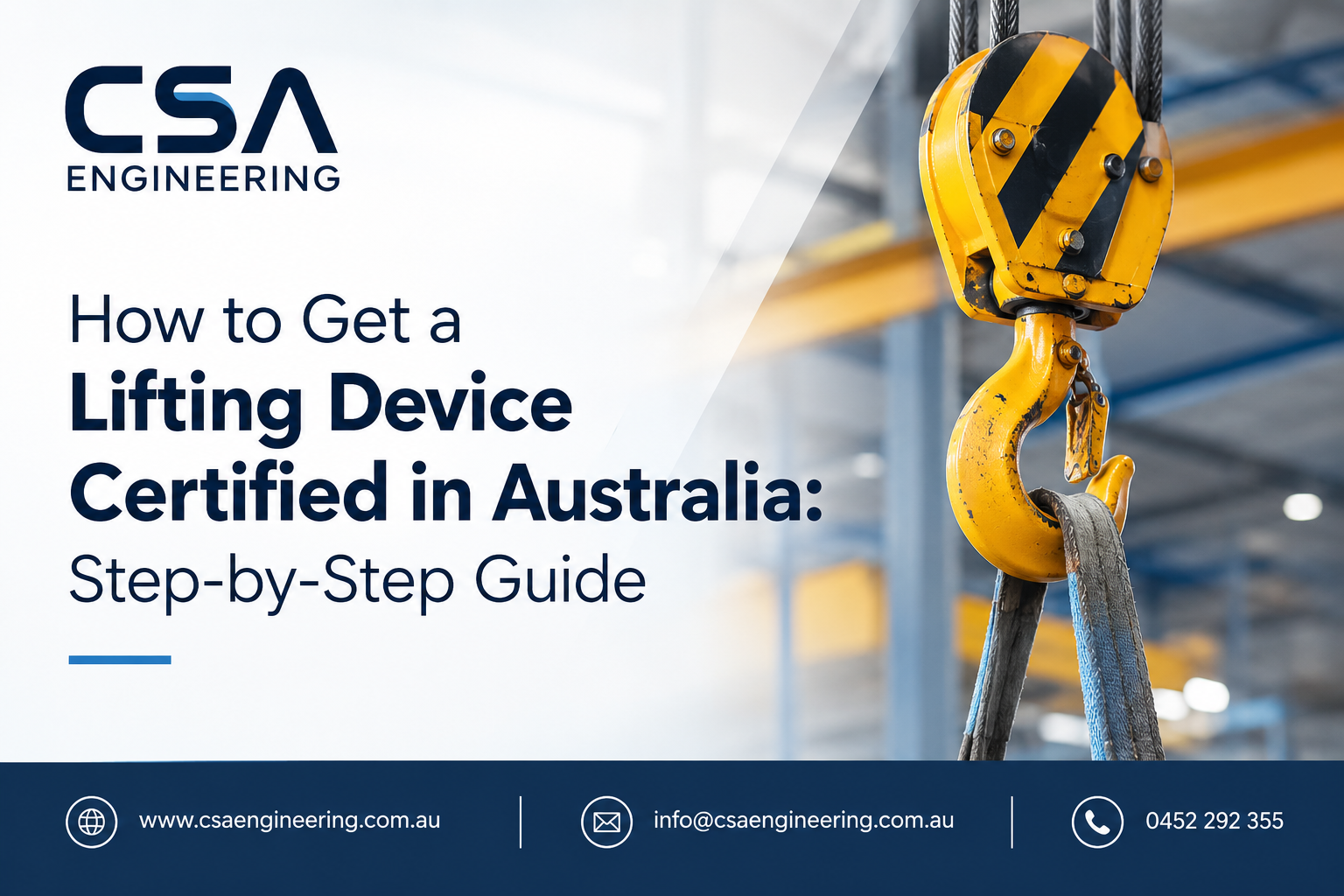 Lifting Device Certification Australia