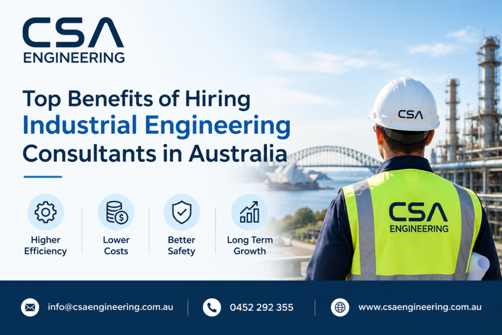 Top Benefits of Hiring Industrial Engineering Consultants in Australia